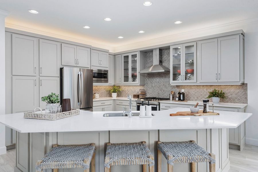 Representative furnished interior of a home built from the Bimini by GL Homes in Valencia Parc at Riverland, Port St. Lucie (Image 7).