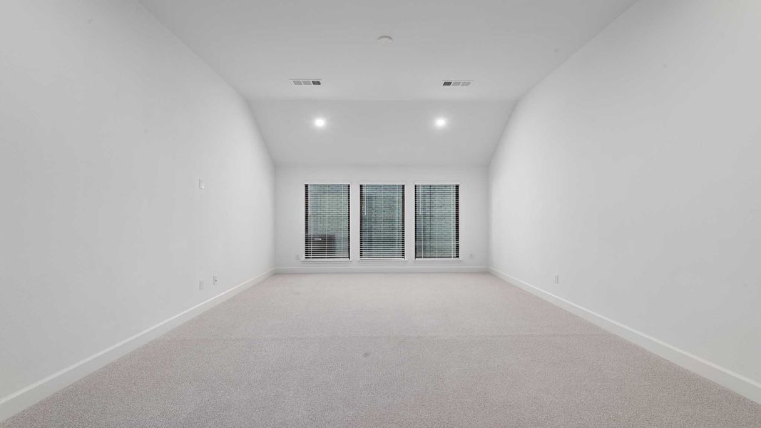 Representative unfurnished interior of a home built from the 4411W by Perry Homes in Enchanted Creek, Allen (Image 18).