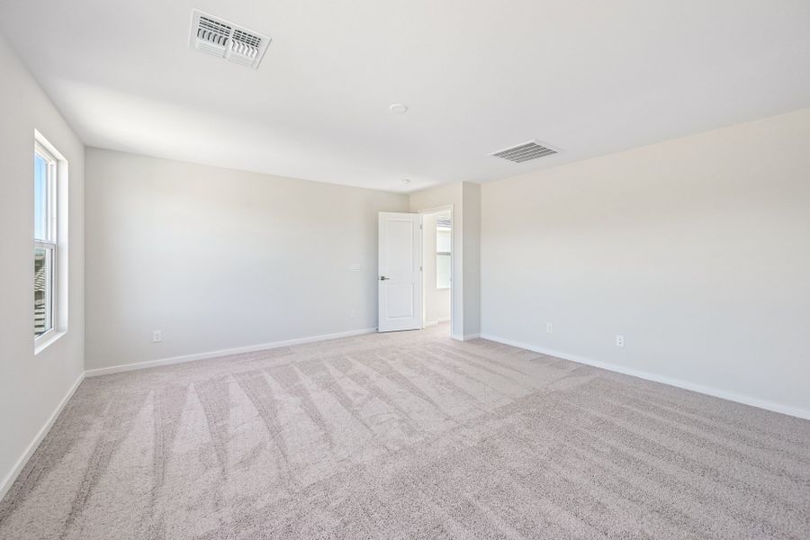 A room with white walls.