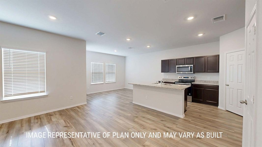 Furnished interior view inside a new home in Pecan Creek, Temple (Image 10).