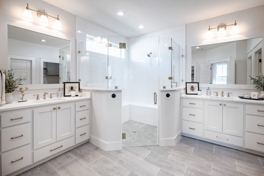 Representative furnished interior of a home built from the The Addison by Reece Homes in Pebble Creek, College Station (Image 36).