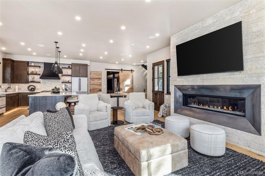 Furnished interior view inside a new home in , Breckenridge (Image 25).