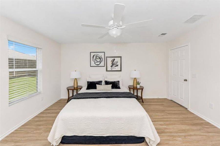 Furnished interior view inside a new home in , Denton (Image 19). Furnished interior view inside a new home in , Denton (Image 19).