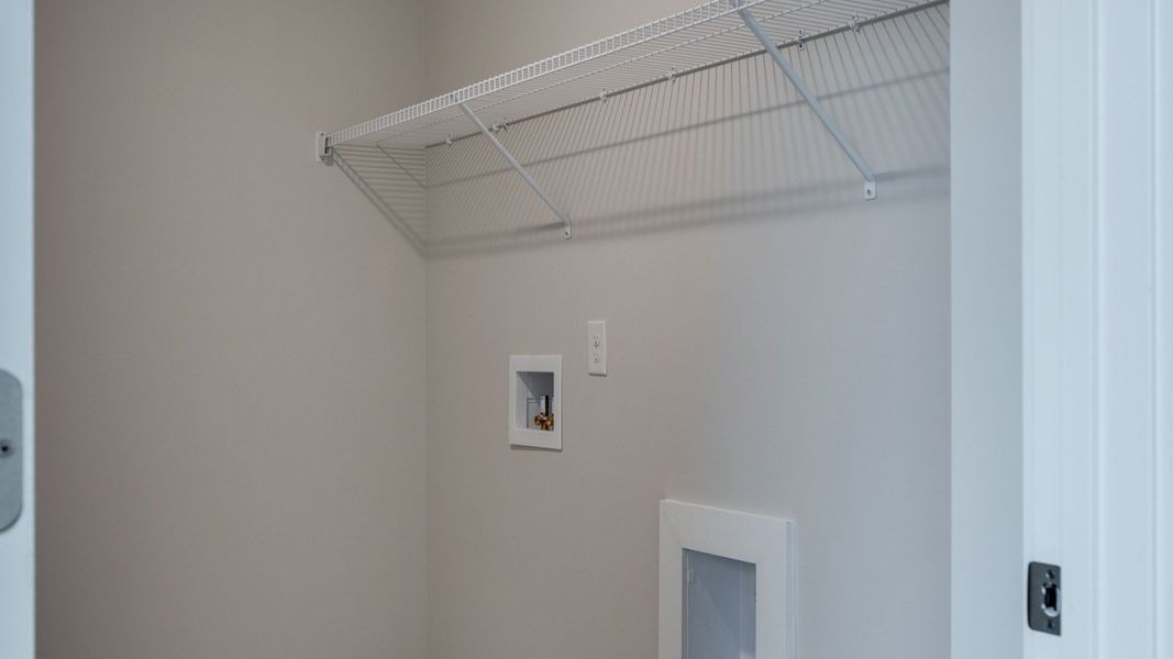 Dedicated laundry room