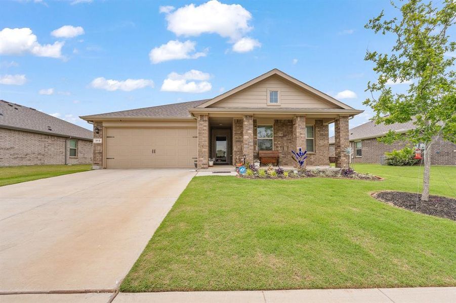 Front exterior of a new home in , Cleburne, TX, highlighting curb appeal (Image 1). Front exterior of a new home in , Cleburne, TX, highlighting curb appeal (Image 1).