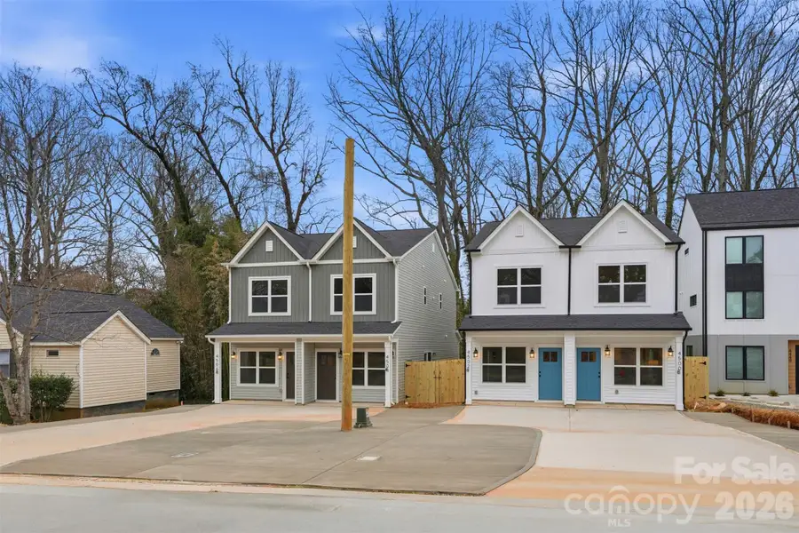 Front exterior of a new home in , Charlotte, NC, highlighting curb appeal (Image 2). Front exterior of a new home in , Charlotte, NC, highlighting curb appeal (Image 2).