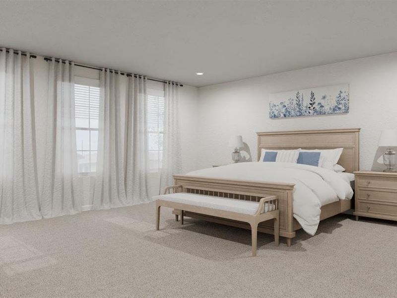 Upstairs, you will find 4 bedrooms, including your spacious owner`s suite - Maple by Highland Homes