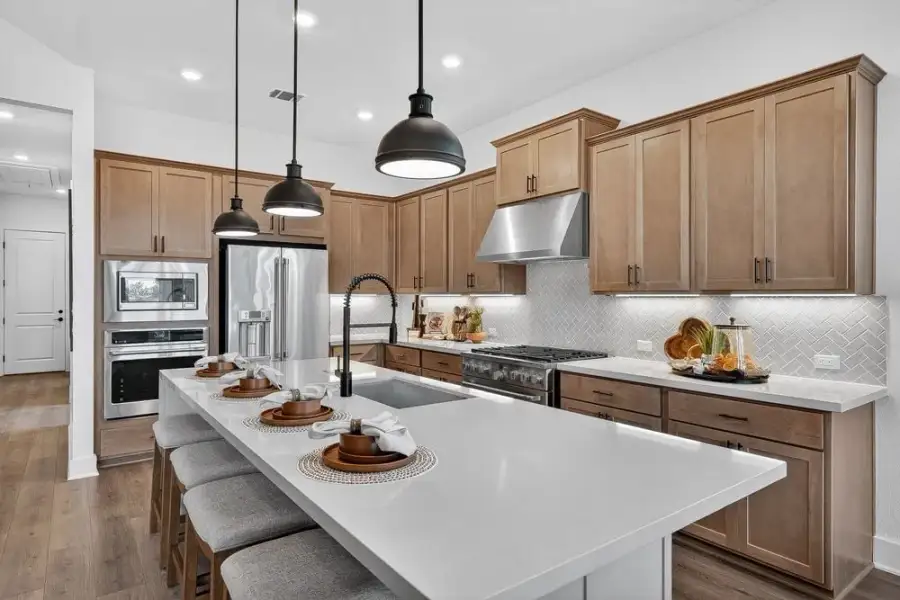 Representative furnished interior of a home built from the Lamar by Taylor Morrison in Eastwood, Manor (Image 7).