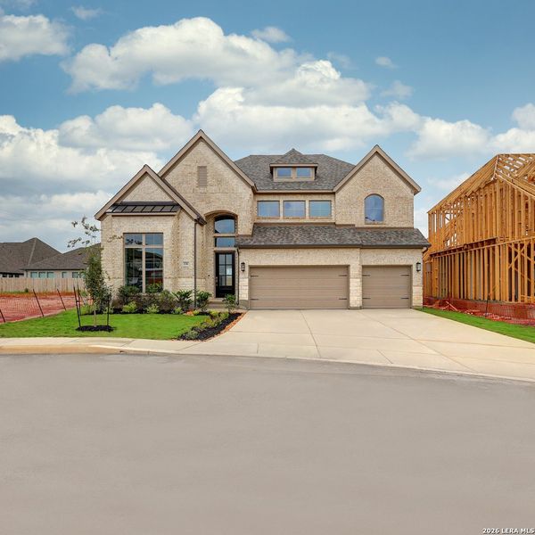 Front exterior of a new home in Haby Hill, San Antonio, TX, highlighting curb appeal (Image 2).