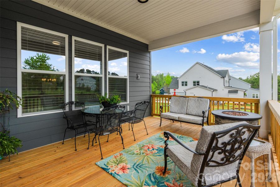 Exterior details and patio area of a home in , Clover (Image 4).