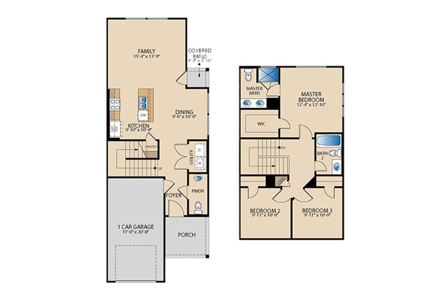 2D floor plan layout of this home in Town Park, Princeton, TX (Image 1). 2D floor plan layout of this home in Town Park, Princeton, TX (Image 1).