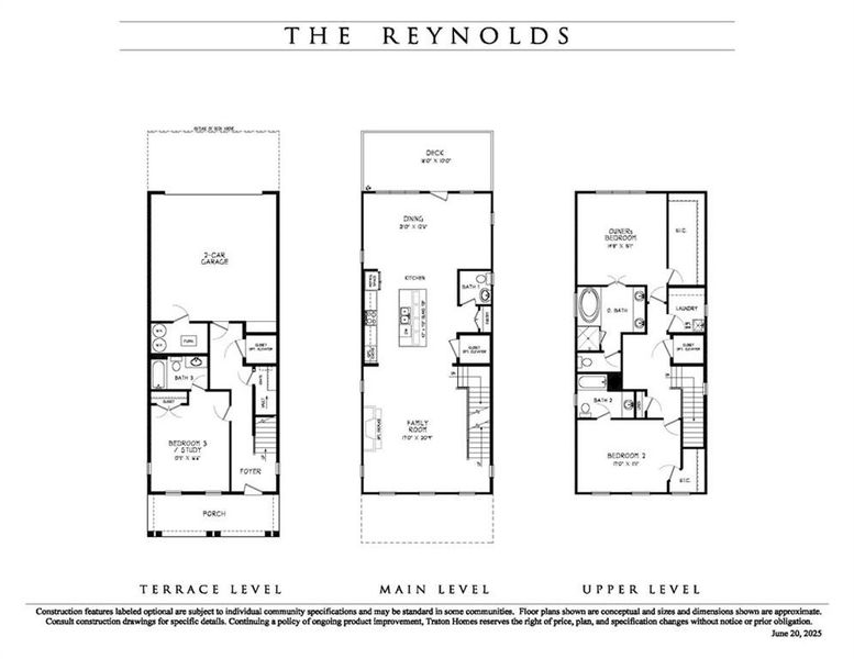 2D floor plan layout of this home in Archerfield, Smyrna, GA (Image 3).