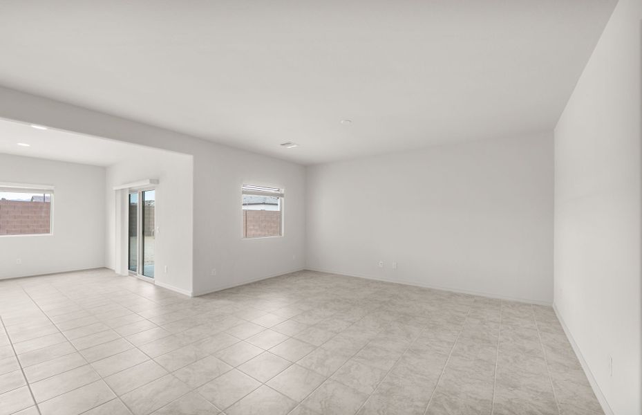 Spacious, unfurnished interior of a new home in Hayden Estates, Buckeye (Image 26). Spacious, unfurnished interior of a new home in Hayden Estates, Buckeye (Image 26).