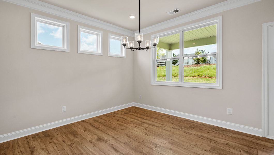Representative unfurnished interior of a home built from the Clifton by D.R. Horton in The Villas at Pine Valley, Boiling Springs (Image 21).