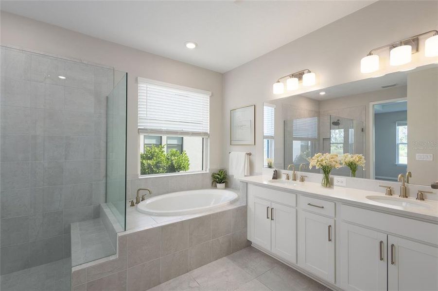 Furnished interior view inside a new home in , Nokomis (Image 6).