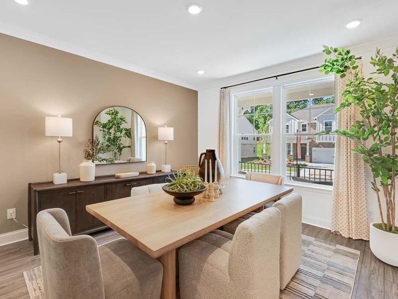 Representative furnished interior of a home built from the Essex by Taylor Morrison in Auburn Glen, Dacula (Image 4).
