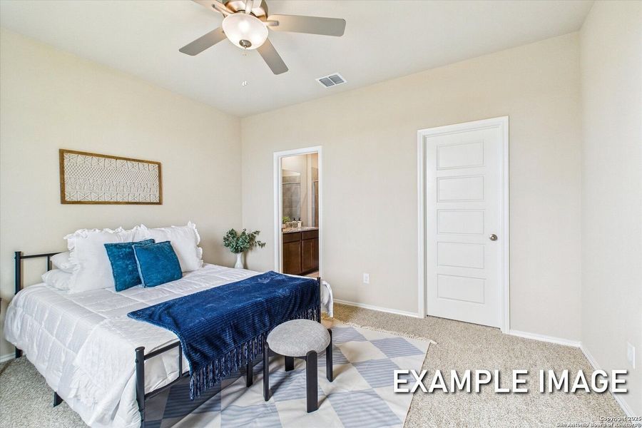 Furnished interior view inside a new home in Agave, San Antonio (Image 27).