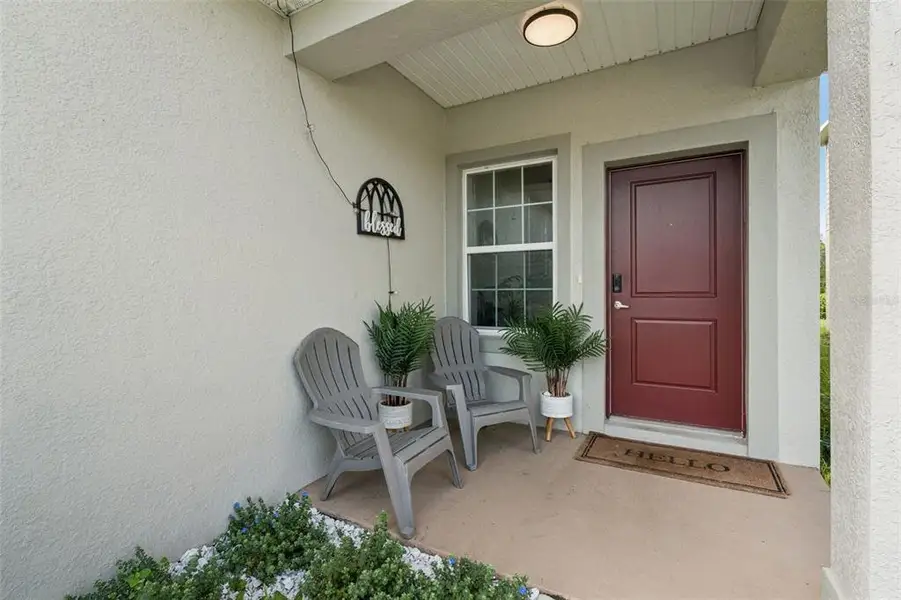 Exterior details and patio area of a home in , Harmony (Image 4). Exterior details and patio area of a home in , Harmony (Image 4).