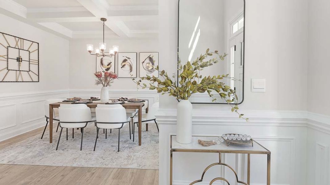 Furnished interior view inside a new home in Sylvan Creek, Denver (Image 10).