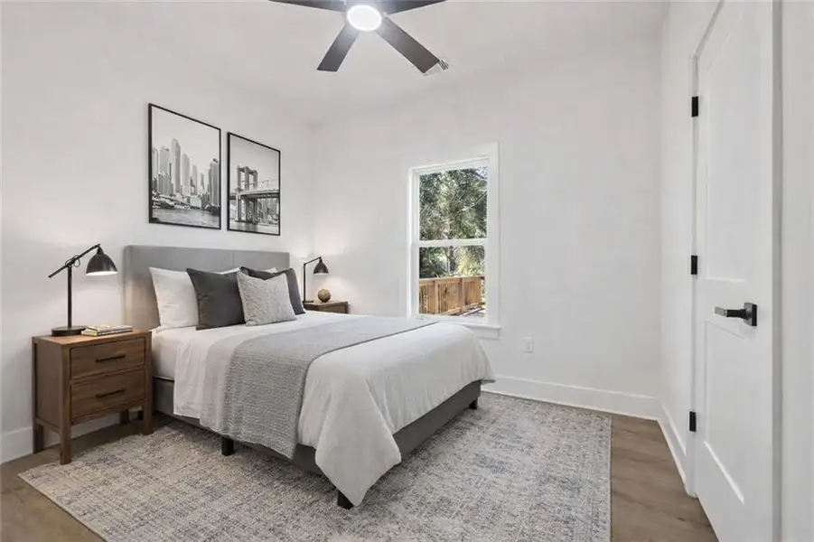 Furnished interior view inside a new home in , Atlanta (Image 7). Furnished interior view inside a new home in , Atlanta (Image 7).