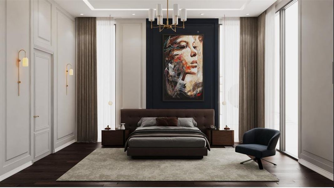 Furnished interior view inside a new home in , Frisco (Image 3).