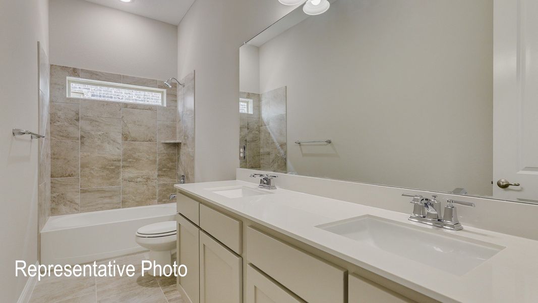Furnished interior view inside a new home in Solterra Texas, Mesquite (Image 15). Furnished interior view inside a new home in Solterra Texas, Mesquite (Image 15).