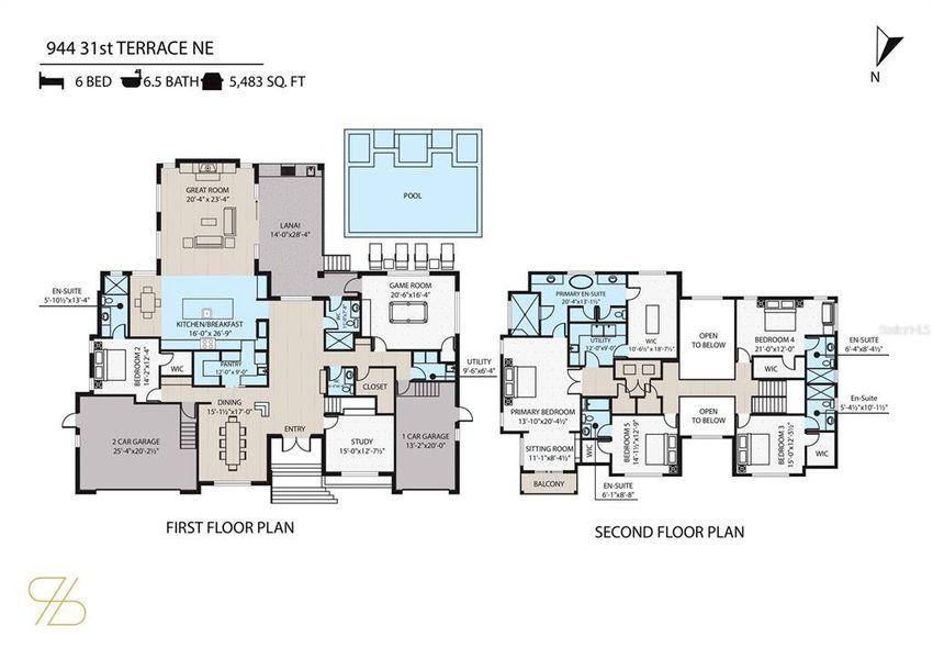 2D floor plan layout of this home in , St. Petersburg, FL (Image 3).