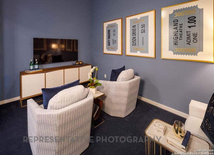 Furnished interior view inside a new home in Esperanza, Boerne (Image 7). Furnished interior view inside a new home in Esperanza, Boerne (Image 7).