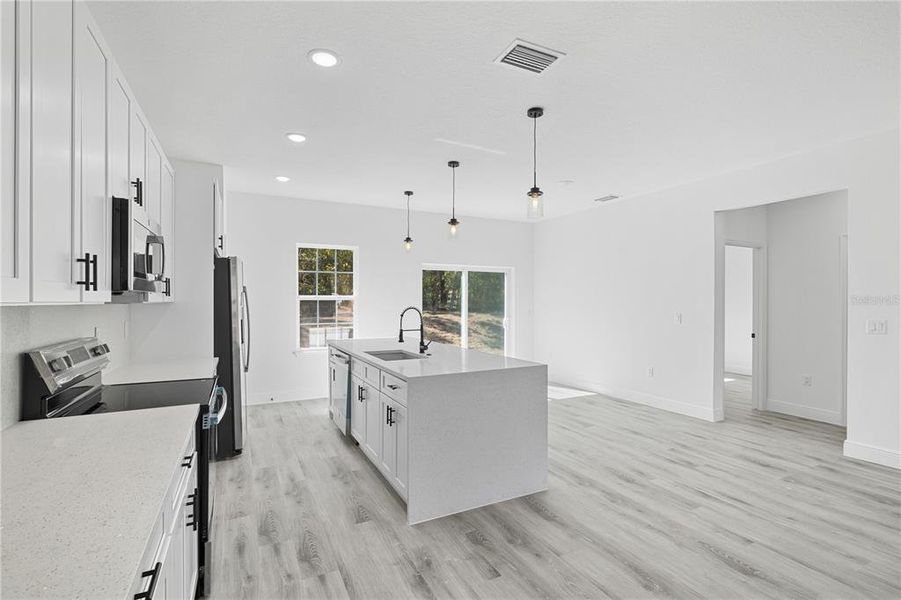 Furnished interior view inside a new home in , Citrus Springs (Image 10). Furnished interior view inside a new home in , Citrus Springs (Image 10).