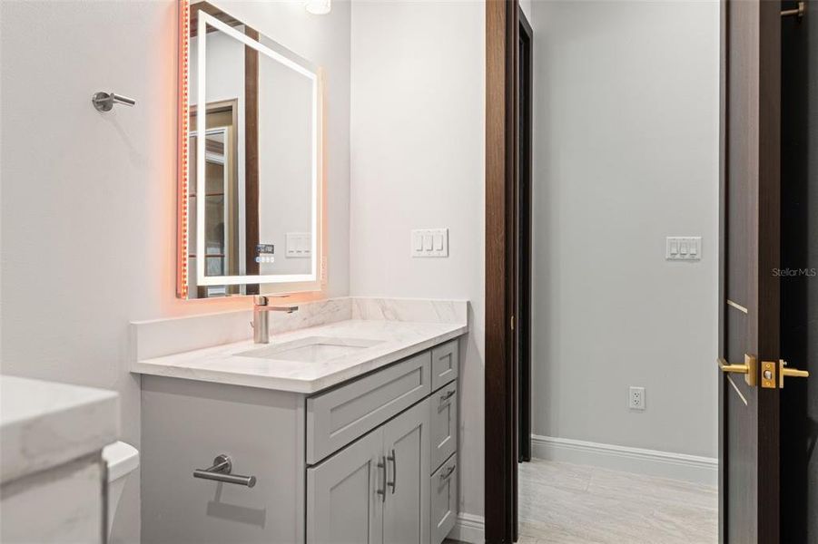 Furnished interior view inside a new home in , Trinity (Image 8).