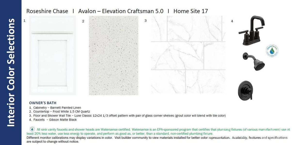 PRIMARY BEDROOM EN SUITE (MAIN LEVEL) - Different monitor calibration may display variations in color