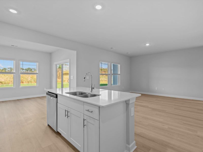 Furnished interior view inside a new home in The Farm at Wells Creek - Heritage Collection, Gray Court (Image 4). Furnished interior view inside a new home in The Farm at Wells Creek - Heritage Collection, Gray Court (Image 4).