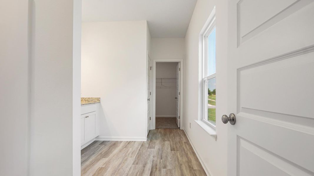 Representative unfurnished interior of a home built from the Cary by D.R. Horton in Owl's Head East, Freeport (Image 20). Representative unfurnished interior of a home built from the Cary by D.R. Horton in Owl's Head East, Freeport (Image 20).