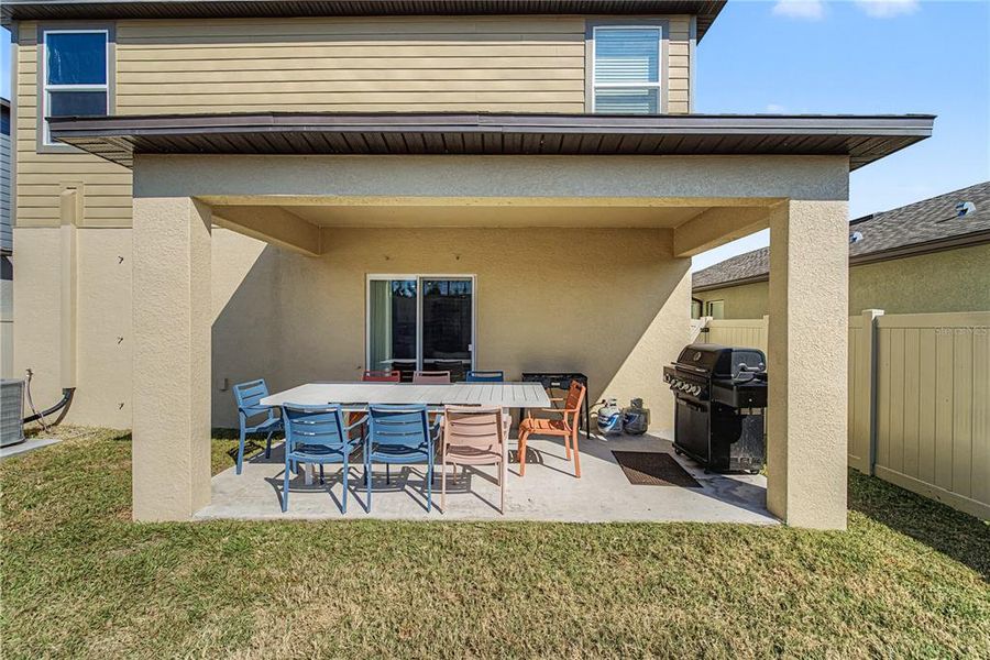 Exterior details and patio area of a home in Two Rivers, Zephyrhills (Image 23).