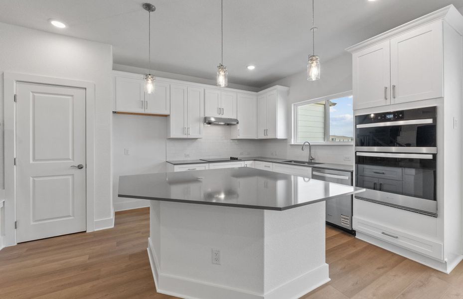 Furnished interior view inside a new home in Northpoint at Old Settlers, Round Rock (Image 5).