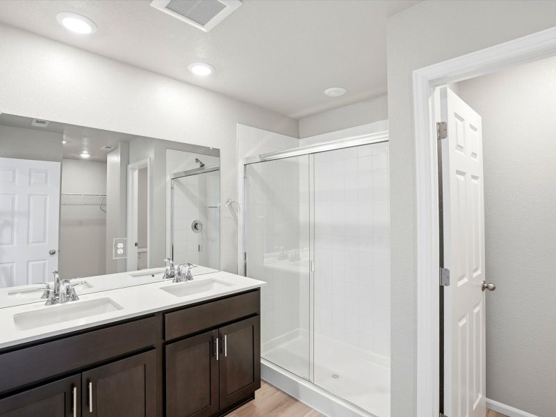 Furnished interior view inside a new home in Lorson Ranch: The Trail Collection, Colorado Springs (Image 6).