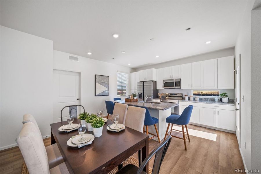 Furnished interior view inside a new home in , Aurora (Image 27).