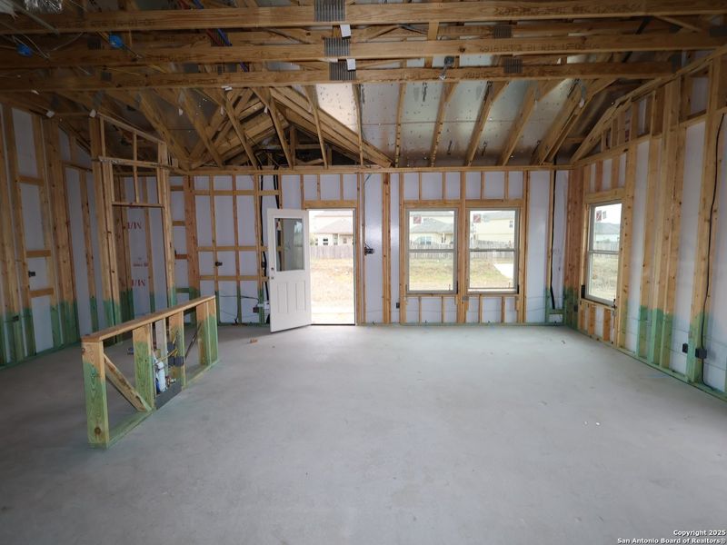 In-progress construction of a new home in Winding Brook, San Antonio, TX (Image 23).