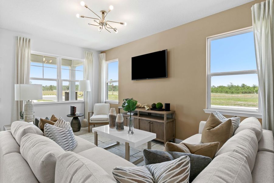 Furnished interior view inside a new home in Brack Ranch, St. Cloud (Image 68). Furnished interior view inside a new home in Brack Ranch, St. Cloud (Image 68).