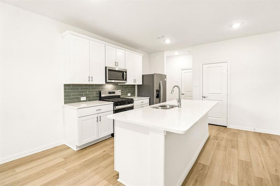 Furnished interior view inside a new home in Stella Hills, Denton (Image 10).