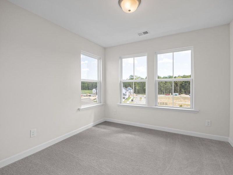 Spacious, unfurnished interior of a new home in Forestville Yard Townhomes, Knightdale (Image 12). Spacious, unfurnished interior of a new home in Forestville Yard Townhomes, Knightdale (Image 12).
