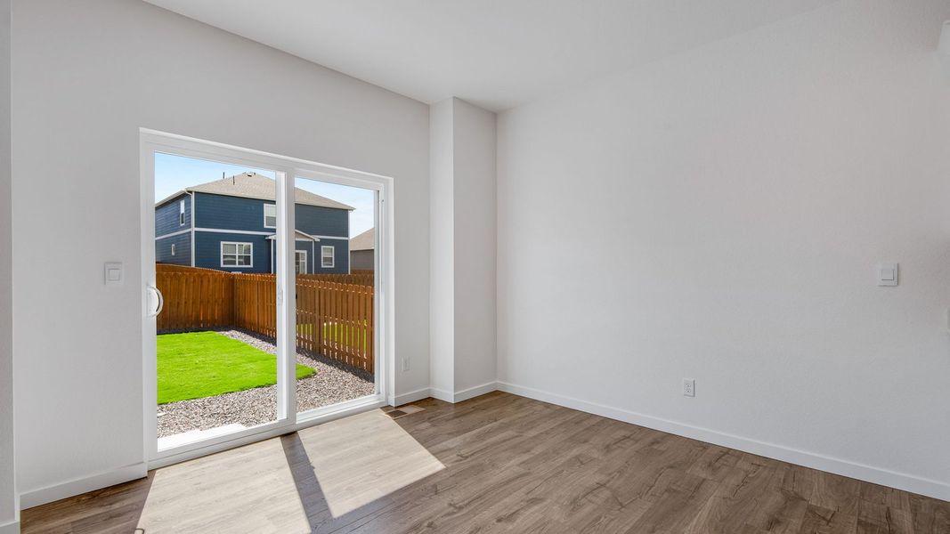 Spacious, unfurnished interior of a new home in Vista Meadows, Fort Lupton (Image 12). Spacious, unfurnished interior of a new home in Vista Meadows, Fort Lupton (Image 12).