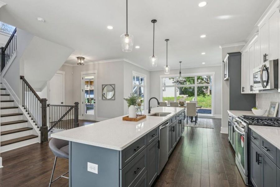 Furnished interior view inside a new home in , Atlanta (Image 26). Furnished interior view inside a new home in , Atlanta (Image 26).