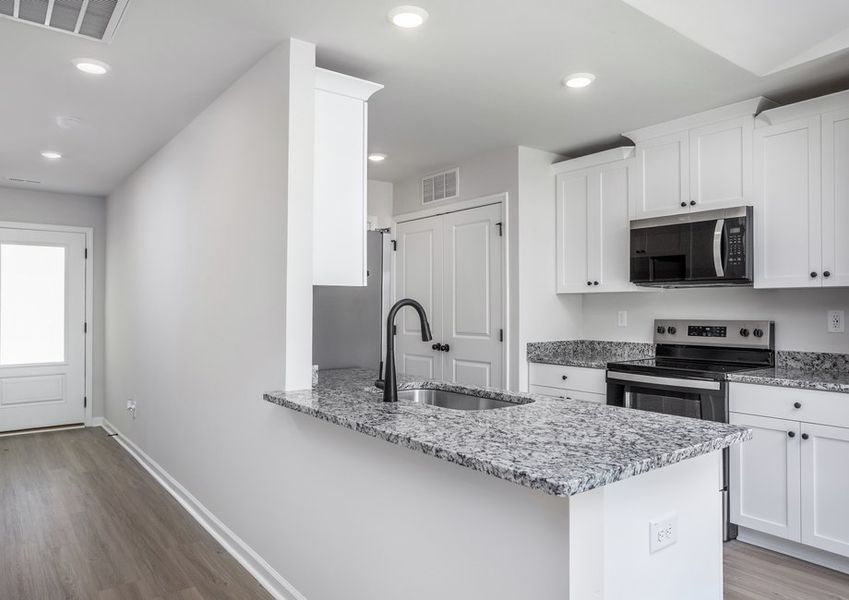 Open-concept living area