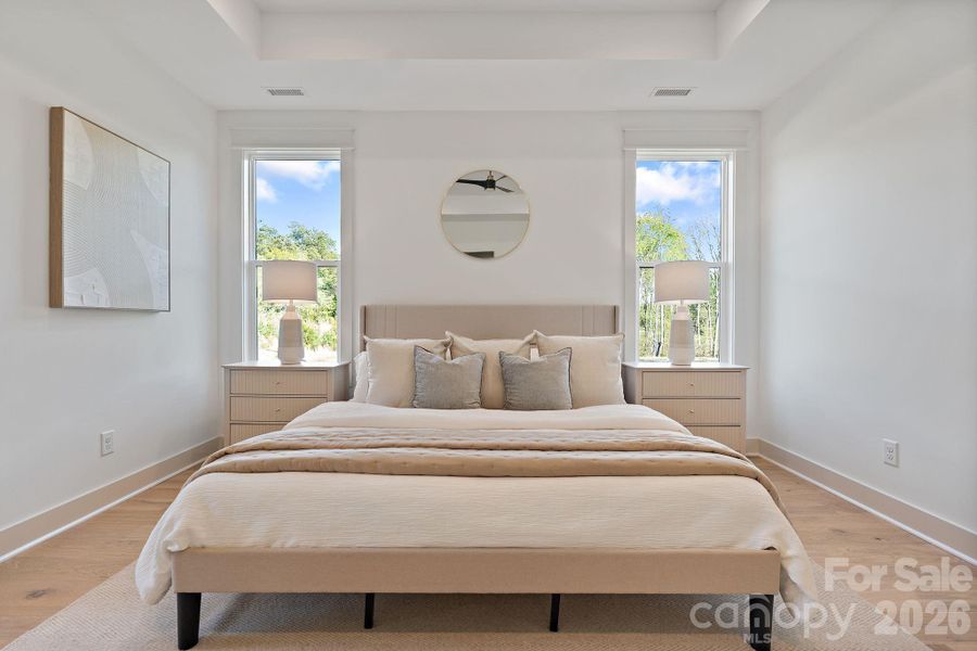 Furnished interior view inside a new home in , Clover (Image 28). Furnished interior view inside a new home in , Clover (Image 28).