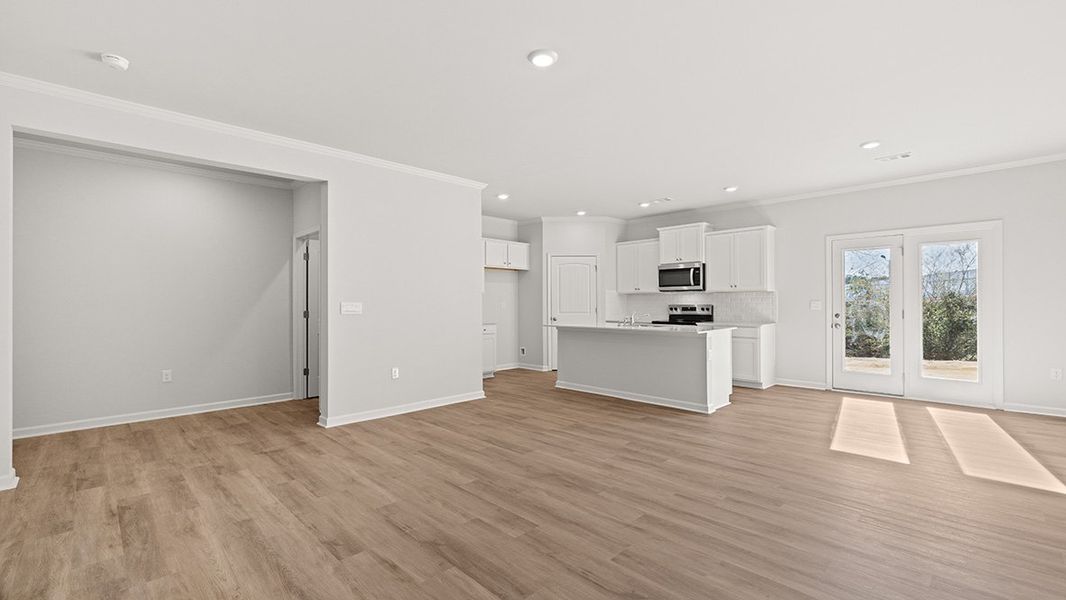 Spacious, unfurnished interior of a new home in Hughes Court, Dawsonville (Image 23). Spacious, unfurnished interior of a new home in Hughes Court, Dawsonville (Image 23).