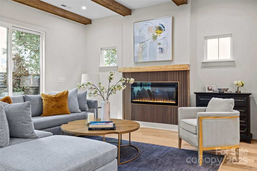 Furnished interior view inside a new home in , Charlotte (Image 4).
