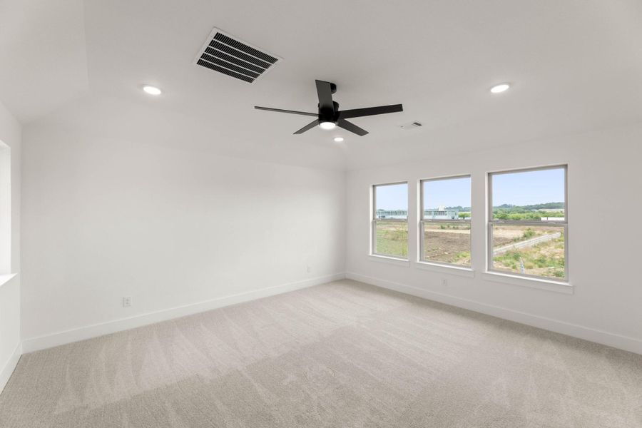 Spacious, unfurnished interior of a new home in Cottage Collection at Harvest, Argyle (Image 22).