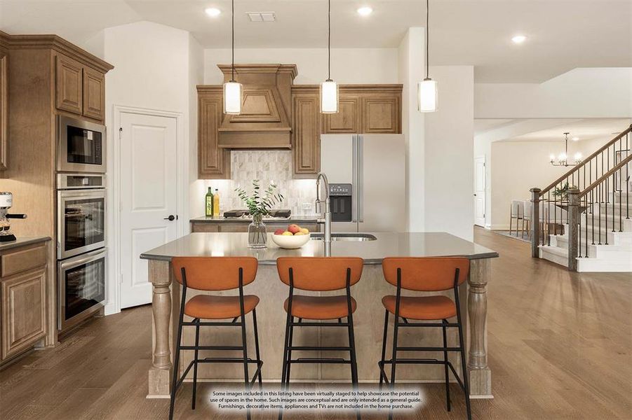 Furnished interior view inside a new home in Timberbrook, Justin (Image 16).