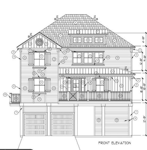 Exterior rendering of this home design in , Hitchcock, TX (Image 3).